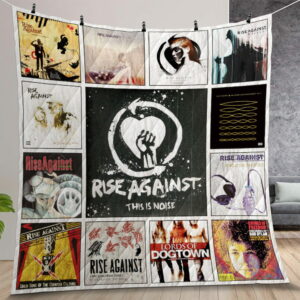 Rise Against Albums Quilt Gift For Christmas Birthday Halloween