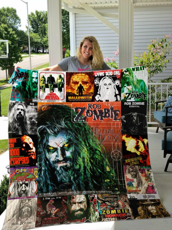 Rob Zombie Soft Quilt Gift For Family On Christmas