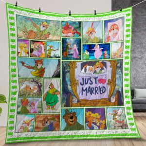 Robin Hood 1973 Quilt Gift For Christmas Birthday Halloween