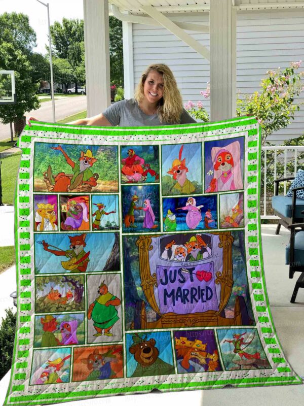 Robin Hood 1973 Quilt Gift For Christmas Black Friday Thanksgiving