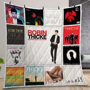 Robin Thicke Quilt Gift For Christmas Birthday Thanksgiving Version 1