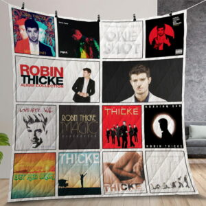 Robin Thicke Quilt Gift For Christmas Birthday Thanksgiving Version 2