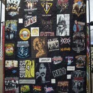 RockRoll Lk08 Quilt Gift For Christmas Black Friday Thanksgiving
