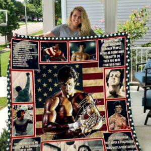 Rocky Balboa Quilt Gift For Christmas Black Friday Thanksgiving