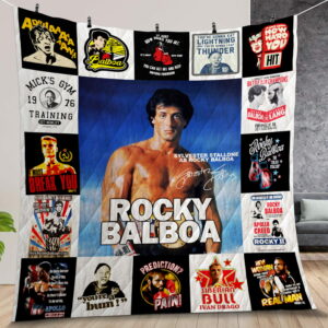Rocky Balboa Quilt Gift For Family On Christmas Black Friday