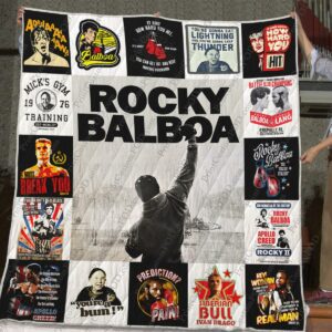 Rocky Balboa Quilt Gift For Fans Christmas Black Friday Black Friday