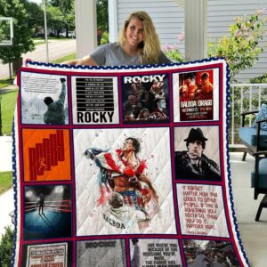Rocky Balboa Quilt Gift Ideas For Fans on Christmas