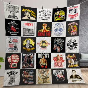Rocky Balboa T Shirt Quilt Gift For Christmas Birthday Thanksgiving