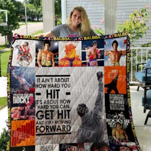 Rocky Poster Quilt Gift For Family On Christmas Black Friday Cyber Monday