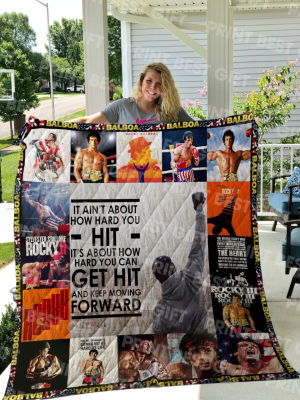 Rocky Poster Quilt Gift For Family On Christmas Black Friday Cyber Monday