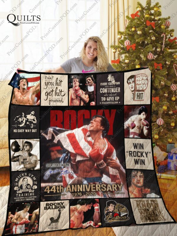 Rocky Quilt Gift For Fans Christmas Black Friday Black Friday
