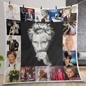Rod Stewart Albums Quilt Gift For Christmas Birthday Halloween