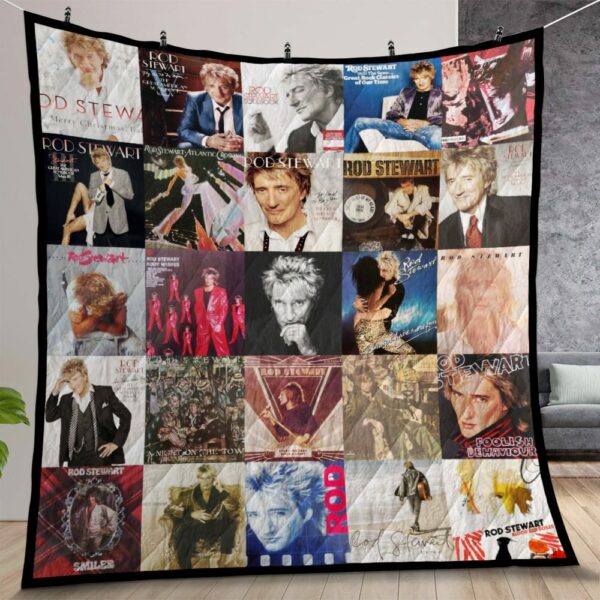 Rod Stewart Quilt Gift For Christmas Birthday Halloween