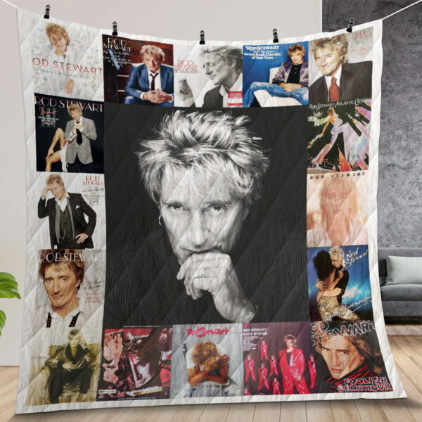 Rod Stewart Quilt Gift For Christmas Black Friday Thanksgiving
