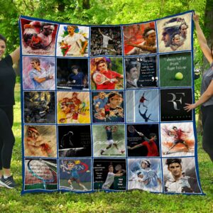 Roger Federer Soft Quilt Gift For Family On Christmas