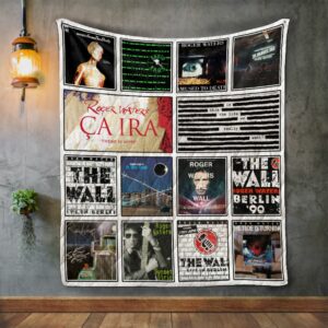 Roger Waters Album Covers Quilt Gift For Christmas Black Friday Thanksgiving