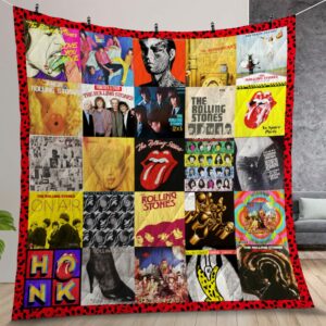 Rolling Stones Albums Cover Poster Quilt Gift For Christmas Birthday Thanksgiving