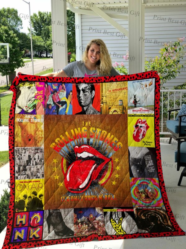 Rolling Stones Albums Cover Poster Quilt Gift For Christmas Black Friday Thanksgiving