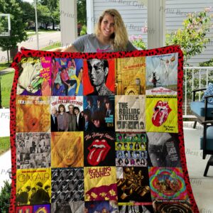 Rolling Stones Albums Cover Poster Quilt Gift For Family On Christmas Black Friday Cyber Monday