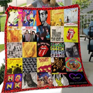 Rolling Stones Albums Cover Poster Quilt Gift Ideas For Fans