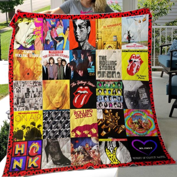 Rolling Stones Albums Cover Poster Quilt Gift Ideas For Fans