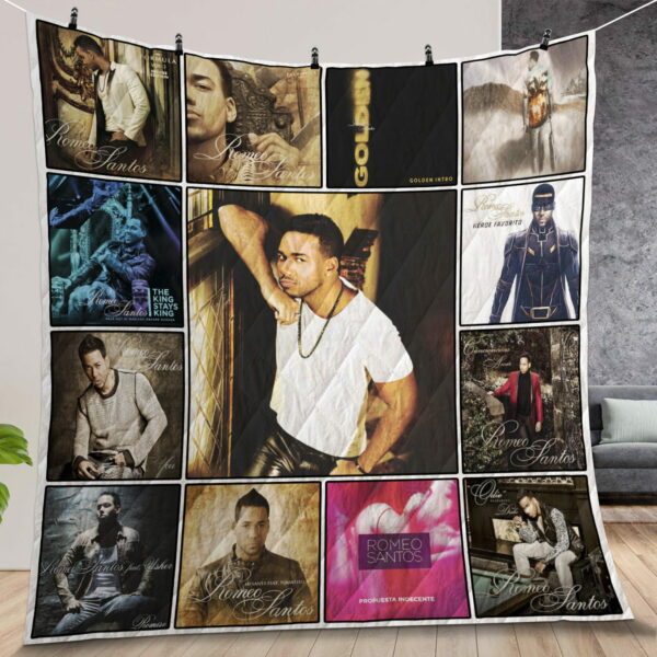 Romeo Santos Album Covers Quilt Gift For Family On Christmas Black Friday