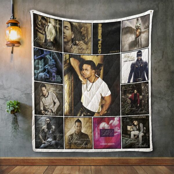 Romeo Santos Album Covers Quilt Gift Ideas For Fans on Christmas
