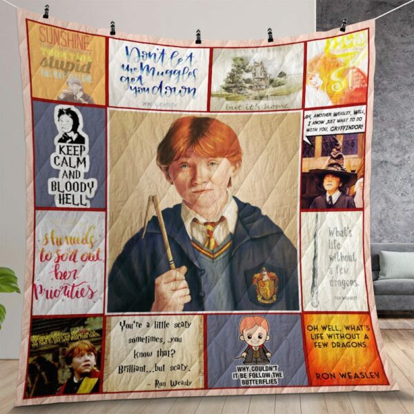 Ron Weasley Quilt Gift For Christmas Birthday Thanksgiving