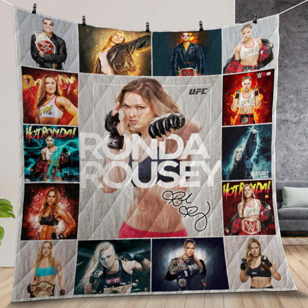Ronda Rousey Quilt Gift For Fans Christmas Black Friday