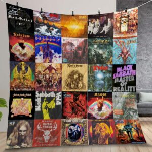 Ronnie James Dio Album Quilt Gift For Christmas Birthday Thanksgiving