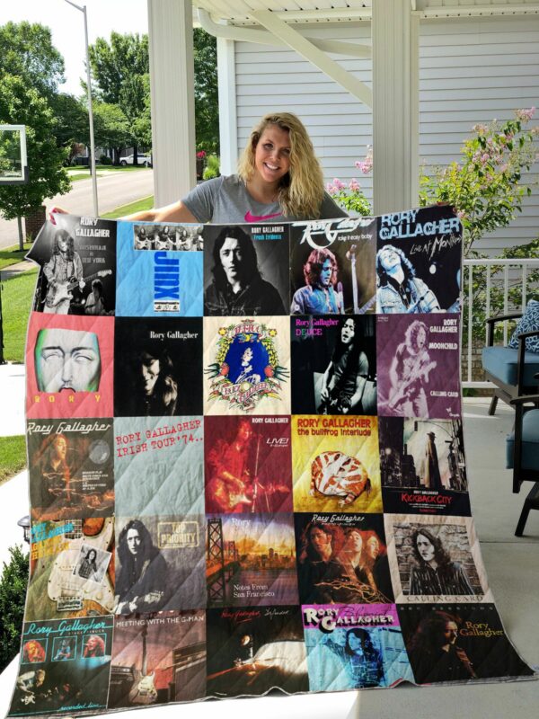 Rory Gallagher Albums Quilt Gift For Christmas Black Friday Thanksgiving