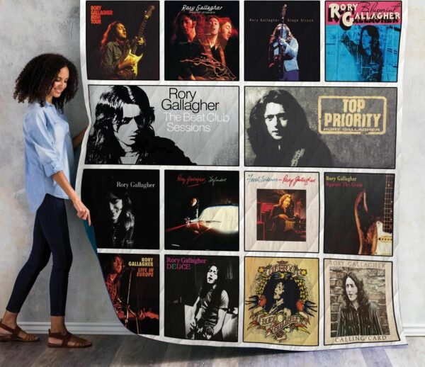 Rory Gallagher Best Albums Quilt Gift For Fans Christmas Black Friday Black Friday