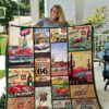 Route 66 Quilt Gift For Christmas Black Friday Thanksgiving