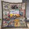 Route 66 The Mother Road Quilt Gift For Christmas Birthday Thanksgiving