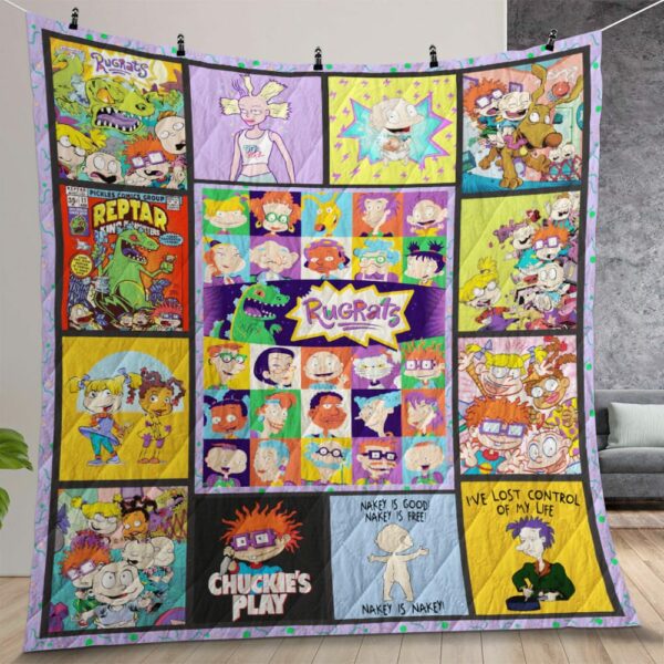 Rugrats Quilt Gift For Christmas Birthday Halloween