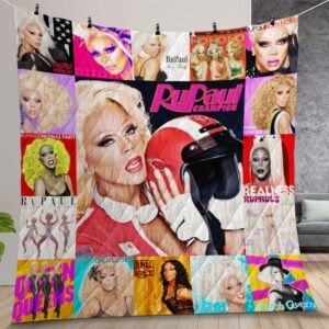 Rupaul Quilt Gift For Christmas Birthday Halloween