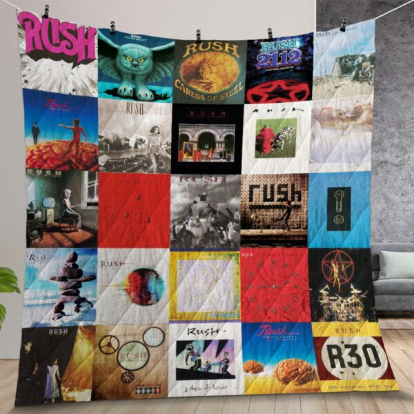 Rush 3 Quilt Gift For Christmas Birthday Thanksgiving
