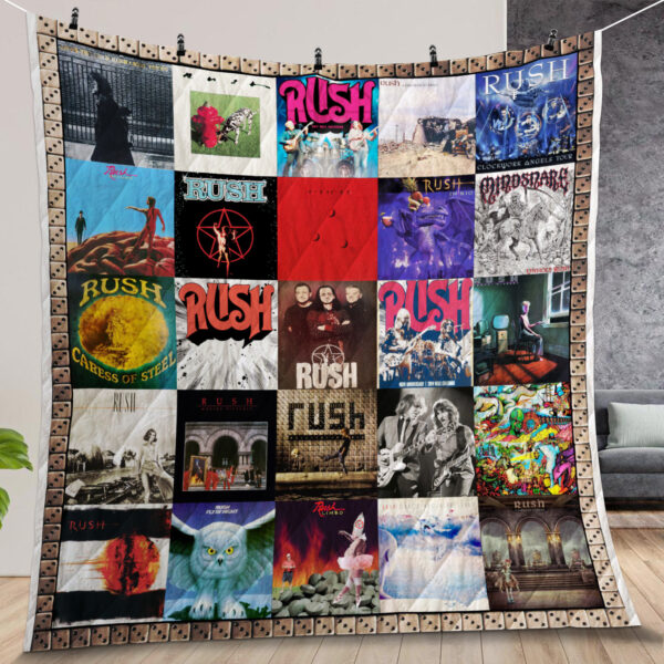 Rush Albums Cover Poster Quilt Gifts For Birthday Christmas Thanksgiving