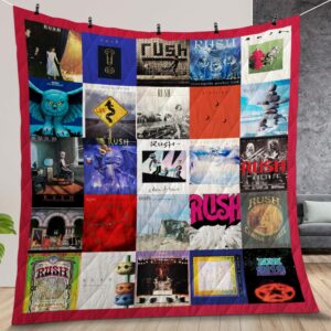 Rush Band Quilt Gift For Christmas Birthday Halloween