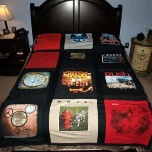 Rush Is A Band Quilt Gift For Christmas Black Friday Thanksgiving