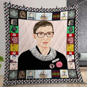 Ruth Bader Ginsburg Quilt Gift For Christmas Birthday Thanksgiving Version 2