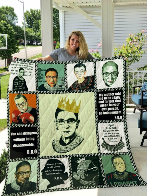 Ruth Bader Ginsburg Quilt Gift For Fans Christmas Black Friday Black Friday