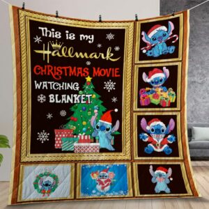 STITCH CHRISTMAS Quilt Gift For Christmas Birthday Thanksgiving