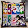 Sailor Moon Quilt Gift For Family On Christmas Black Friday