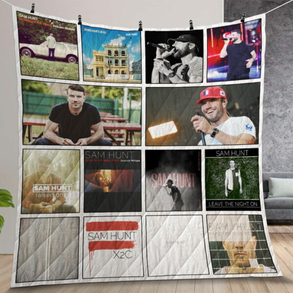 Sam Hunt Albums Quilt Gift For Christmas Birthday Halloween