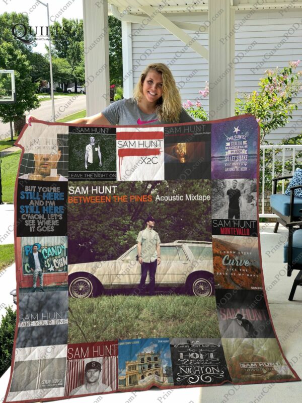 Sam Hunt Albums Quilt Gift For Christmas Black Friday Thanksgiving