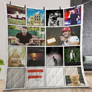 Sam Hunt Albums Quilt Gift For Fans Christmas Black Friday
