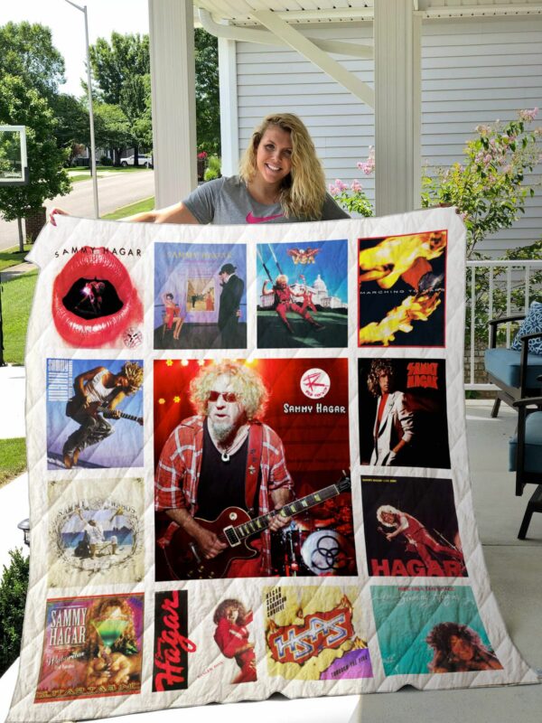 Sammy Hagar Albums Quilt Gift For Christmas Black Friday Thanksgiving