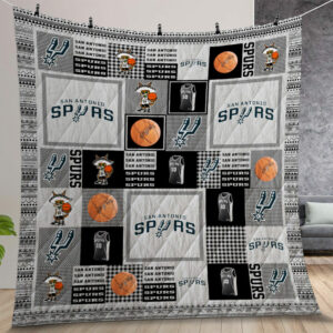 San Antonio Spurs Sas Quilt Gift For Christmas Birthday Thanksgiving