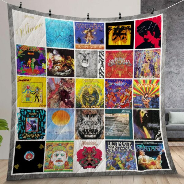 Santana Albums Cover Poster Quilt Gift For Christmas Birthday Thanksgiving